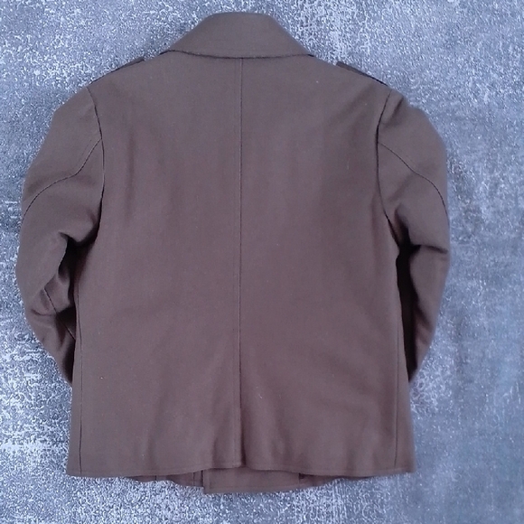 Max Mara MAX&Co GIACCONE CABAN COAT Brown Double-Breasted Jacket - Picture 8 of 11